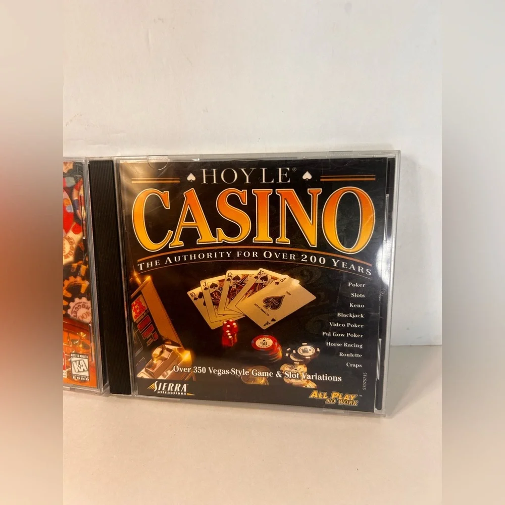 PC Game Casino Lot (5 Games) Including 2007 World Series Of Poker, SLOTS & More